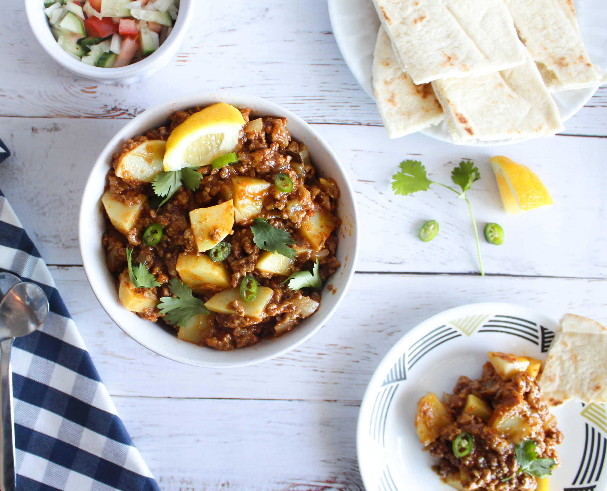 Keema Aloo Ground Beef And Potato Curry The Spice Mess