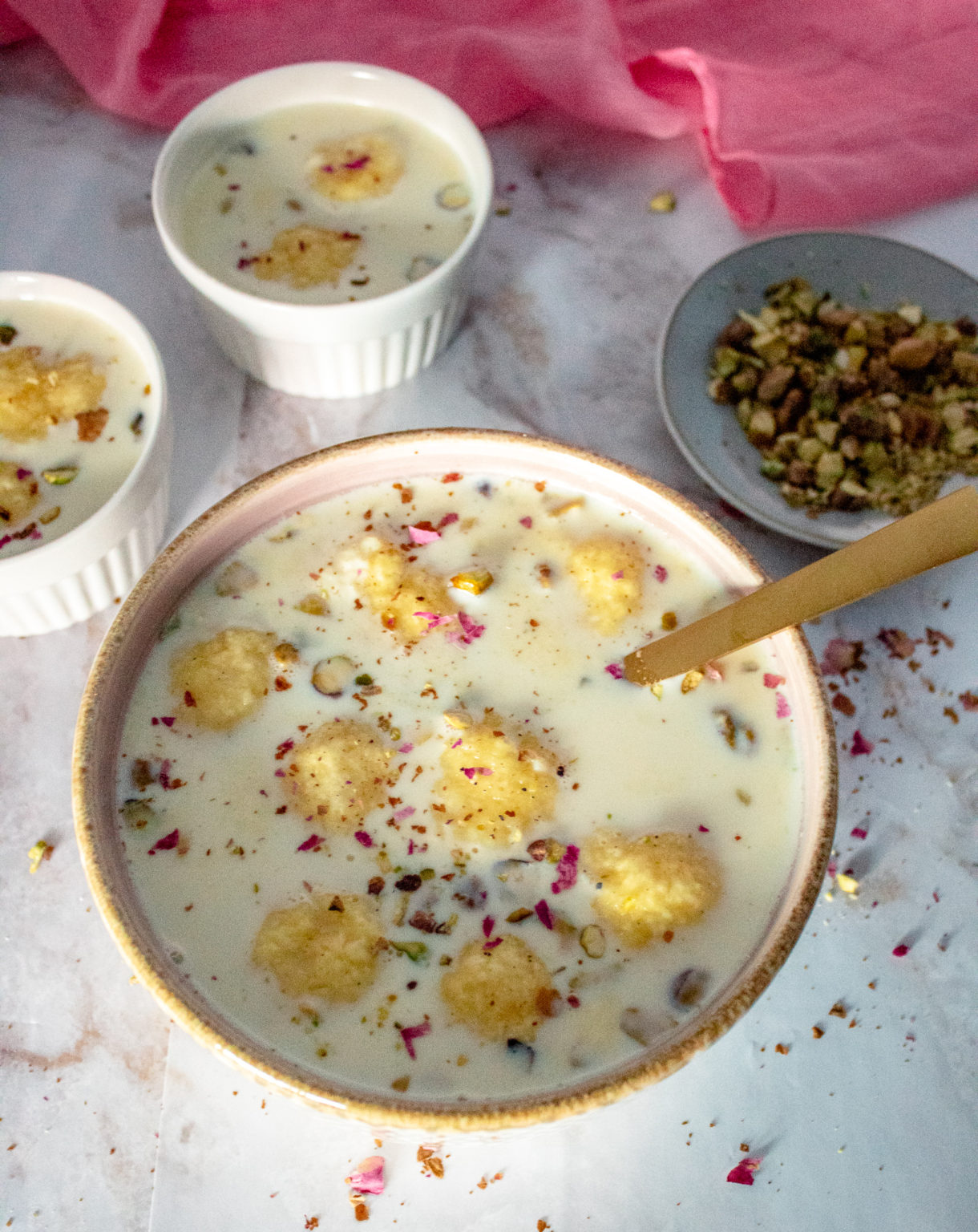 Easy Ras Malai with Milk Powder - The Spice Mess