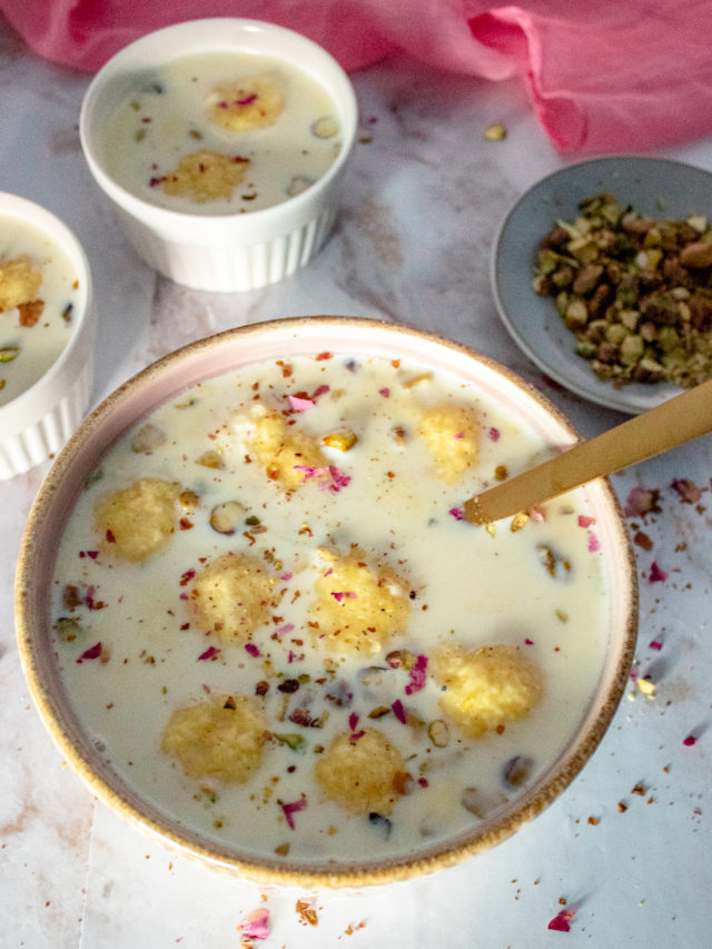 Ras Malai Recipe The Spice Mess