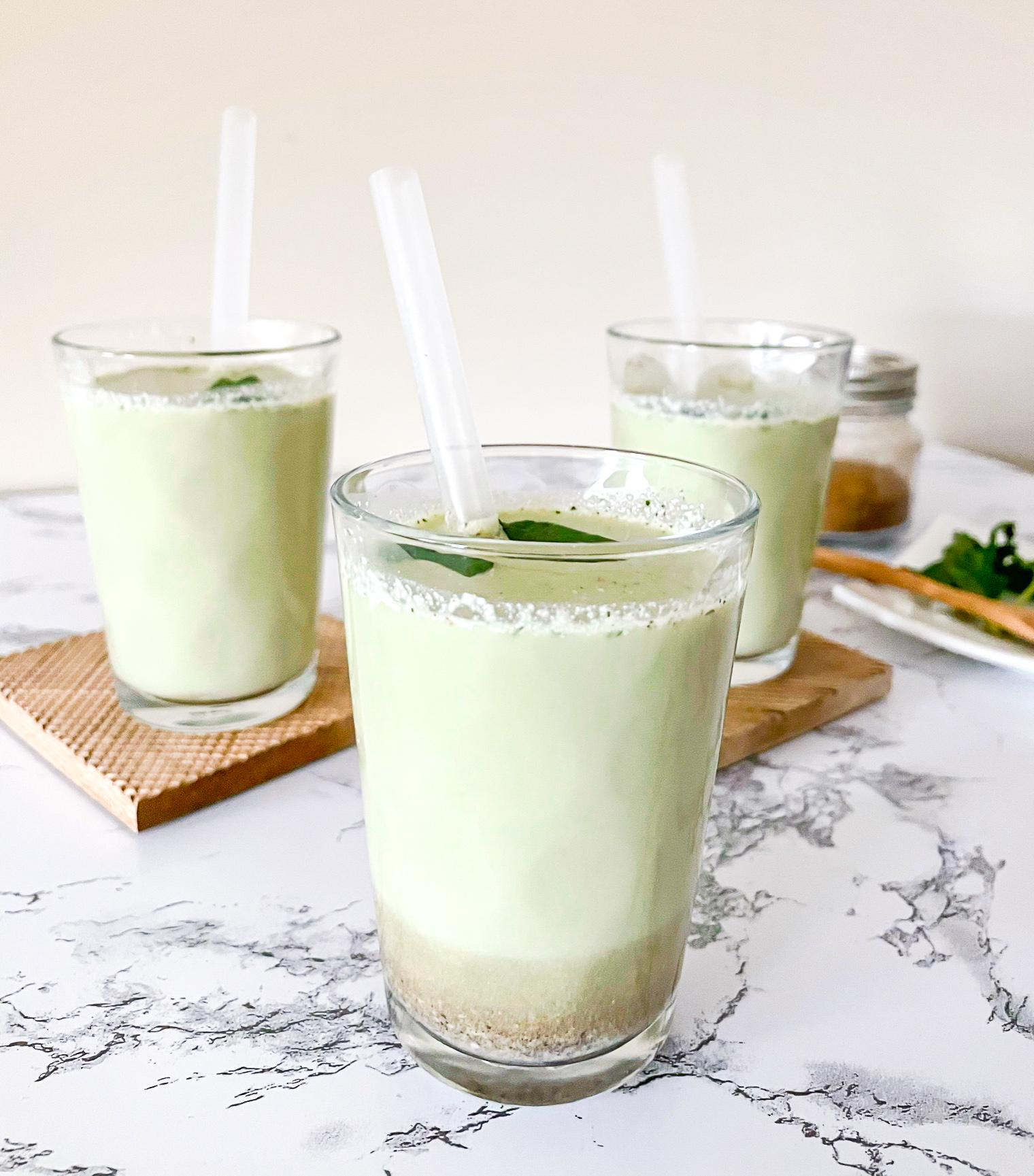 Mint-Masala Lassi