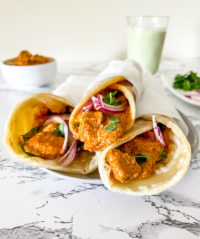 Butter Chicken Paratha Roll