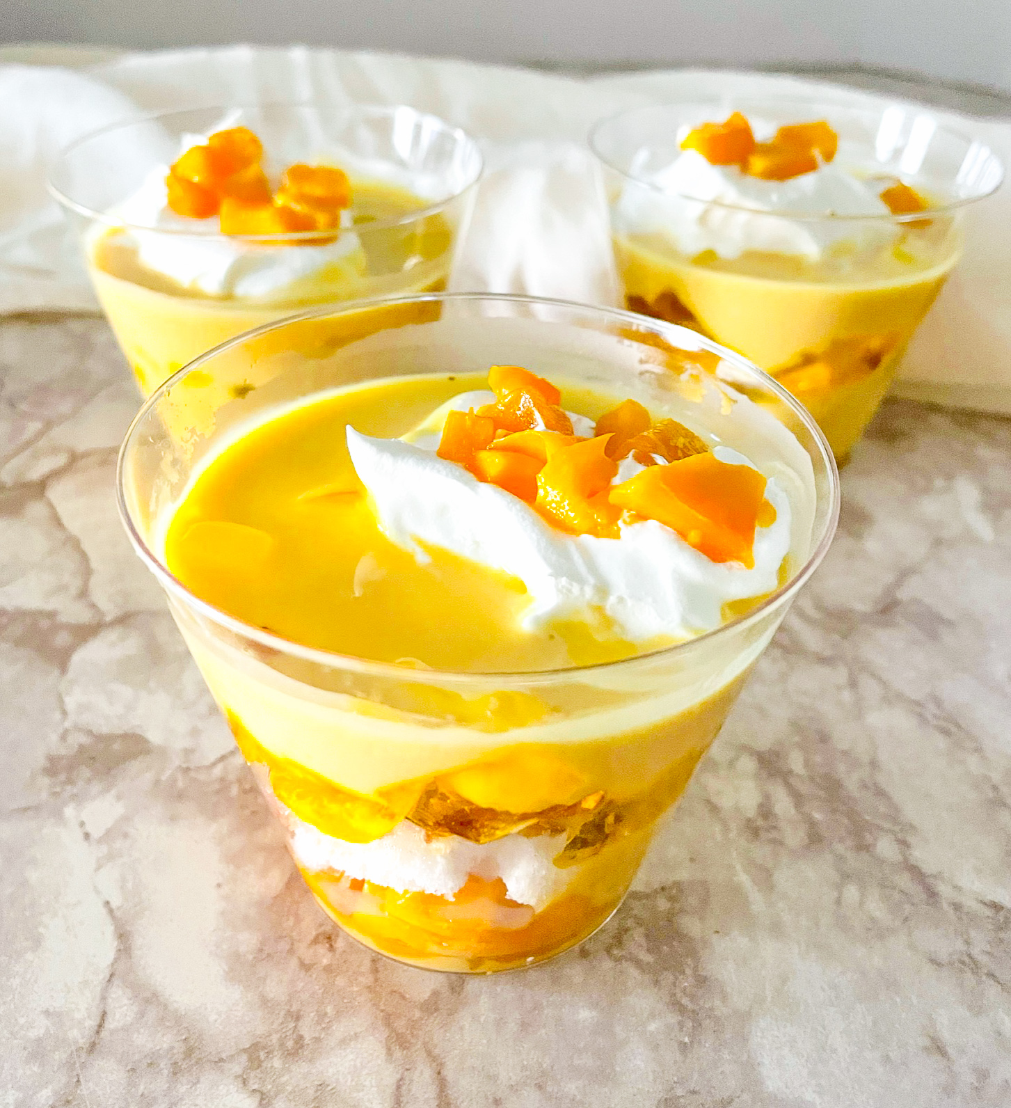 Mango Trifle Cups