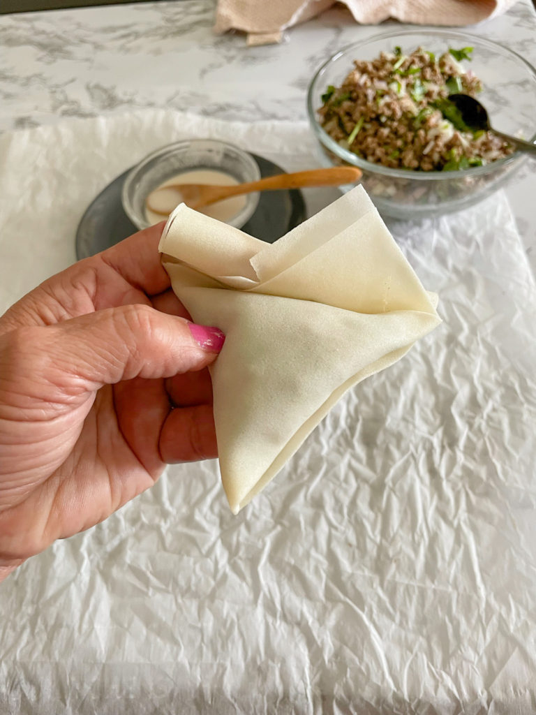 Simply fabulous keema spring roll pastry samosas, using leftovers – Cooking  with Mr Fitz