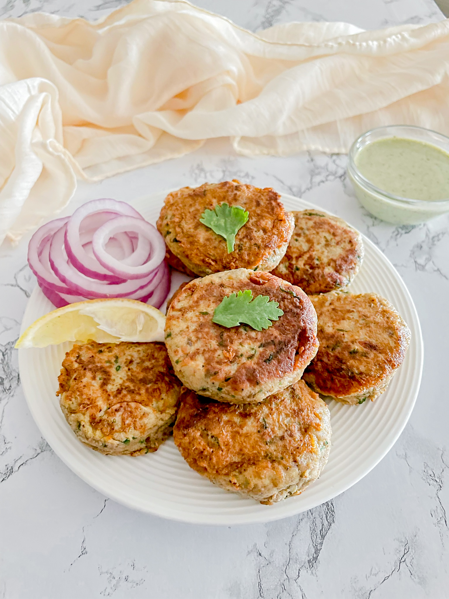 Chicken Shami Kabab for Paratha Rolls